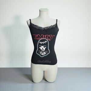**NEW** Strange Remains Tank Top Dolls Kill x Emily The Strange